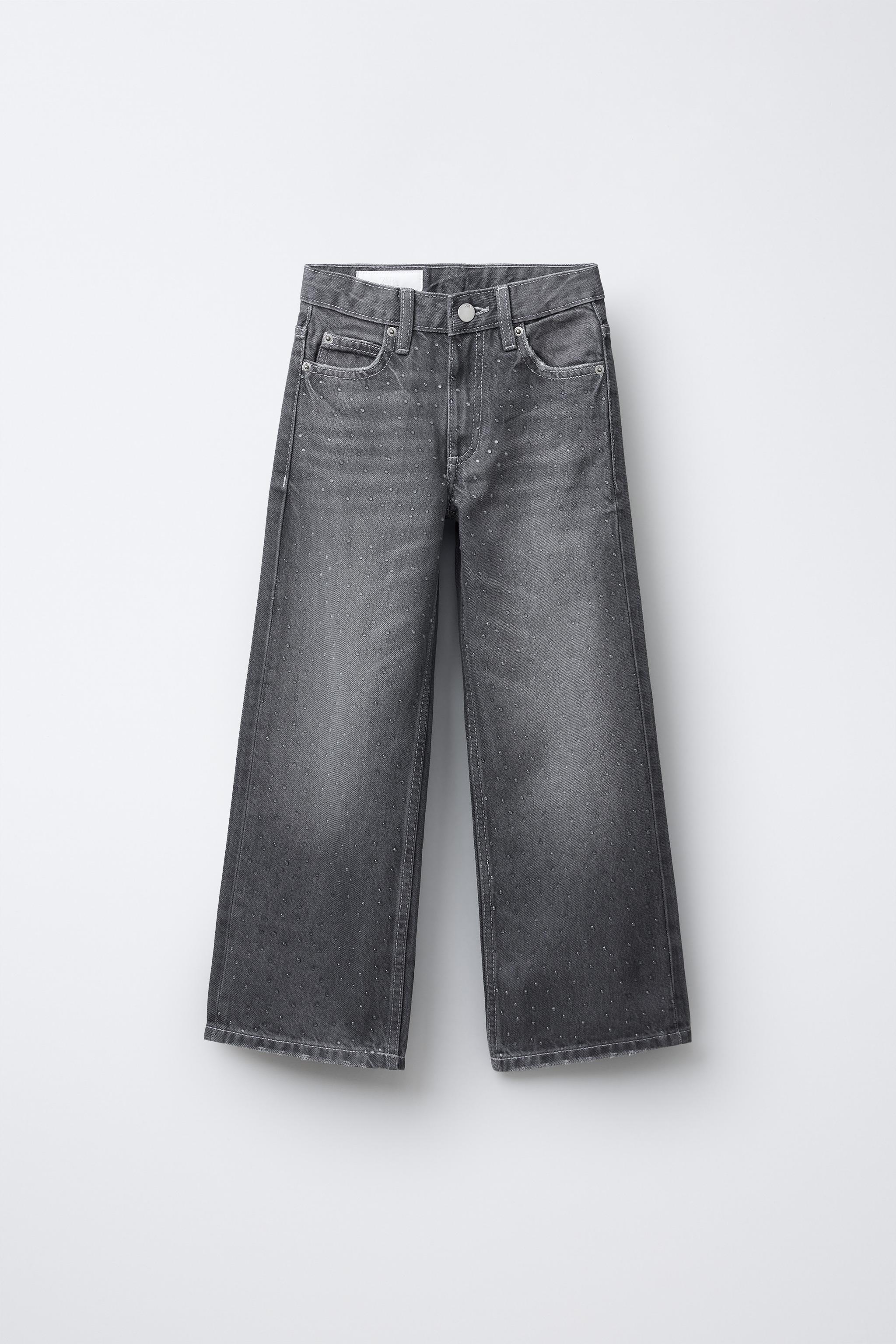 SPARKLY WIDE LEG JEANS